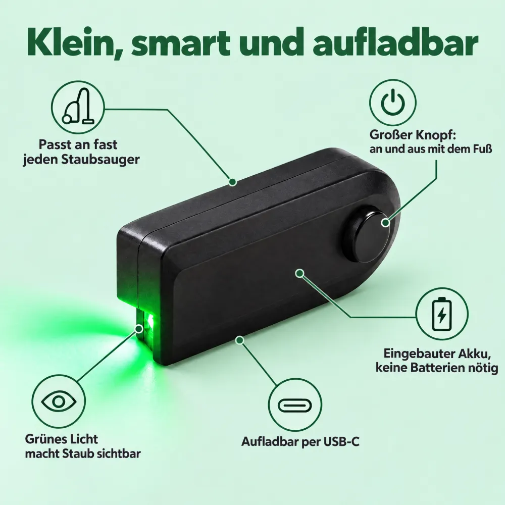 Die Vorteile des DustLight auf einen Blick