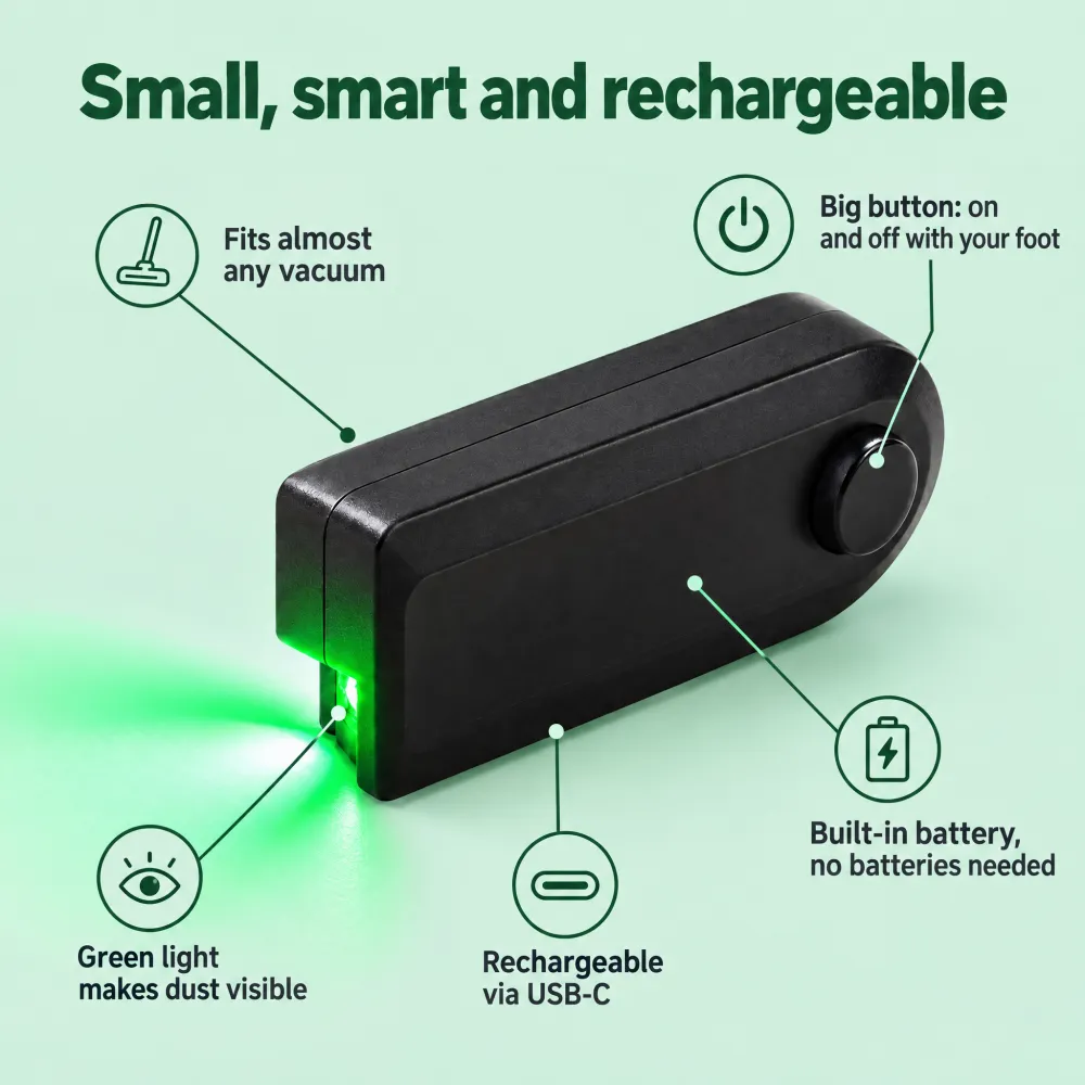 The DustLight's benefits at a glance