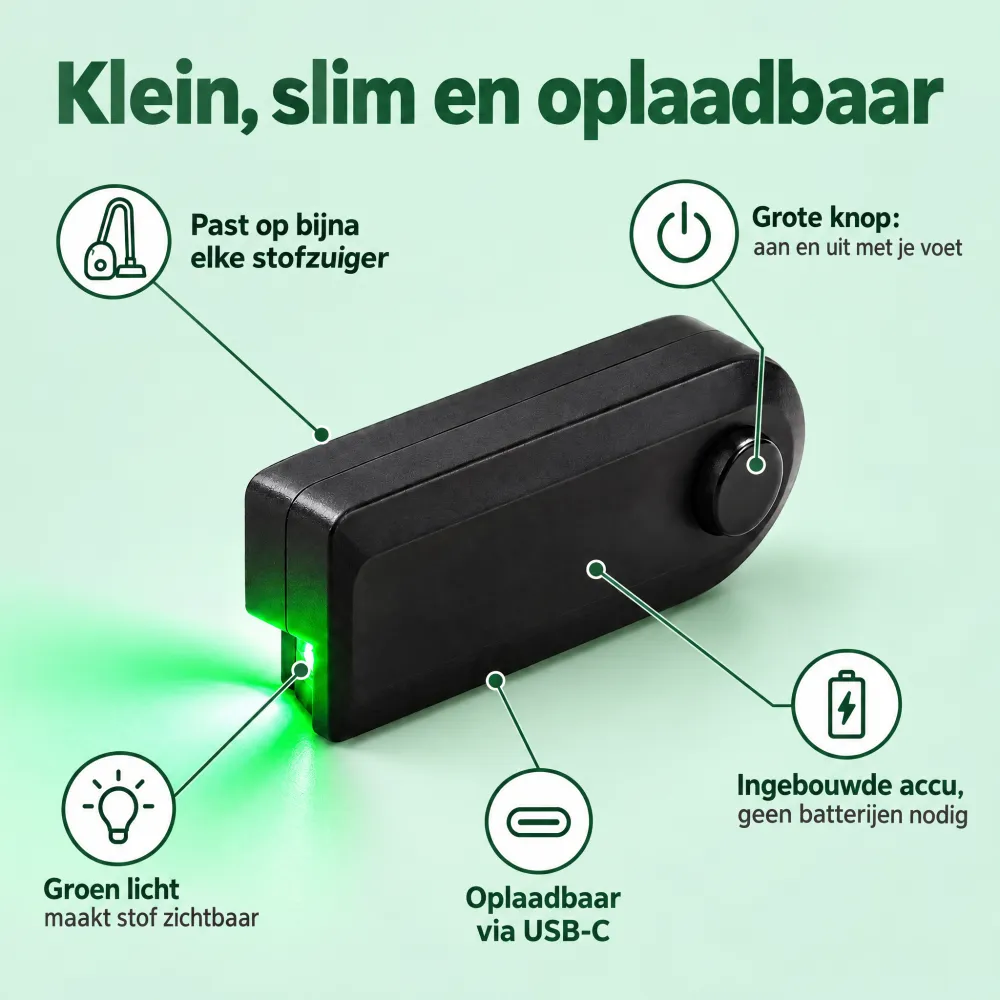 De voordelen van de DustLight op een rij
